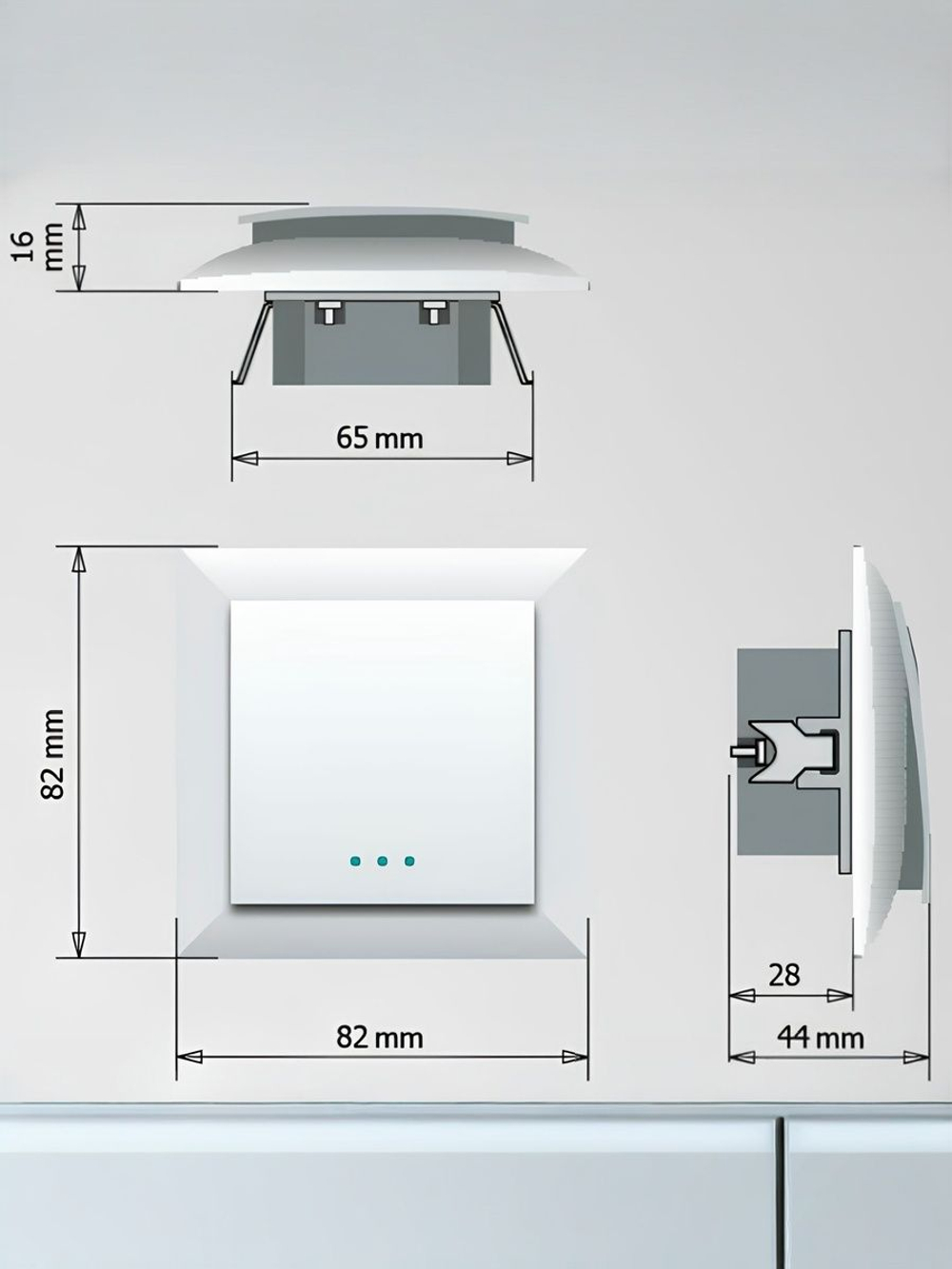 Рамка 3-я горизонтальная Profitec Optima белая 940134