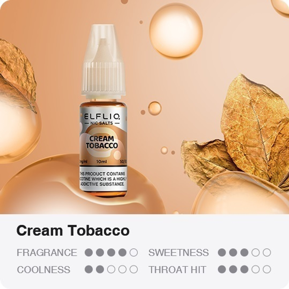 ELFLIQ - Cream Tobacco (3% nic, 30ml)