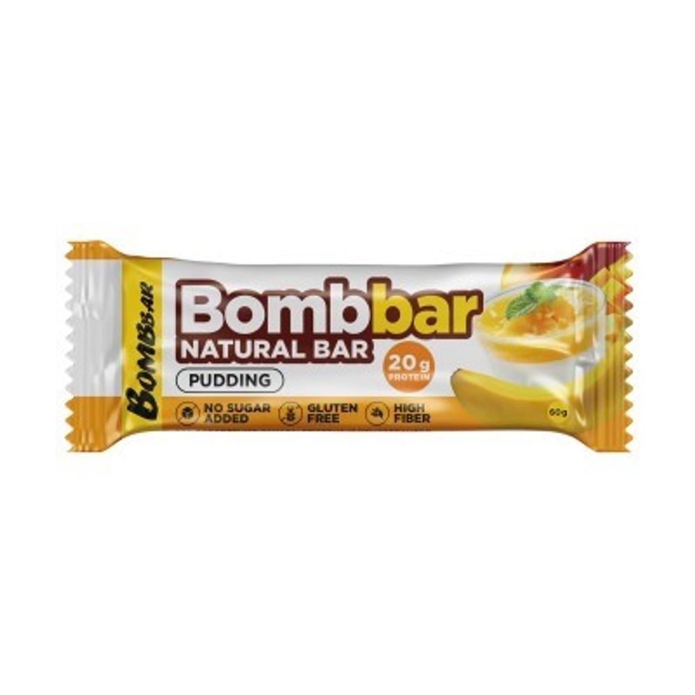 Батончик Bombbar Пудинг с манго и бананом 60г