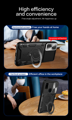 Чехол с кольцом Big Ring Case для ZTE Blade A51
