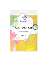 Салфетки вискозные «Очень нежные» 80г/кв.м 30*38 Homex 5 шт.2627/30