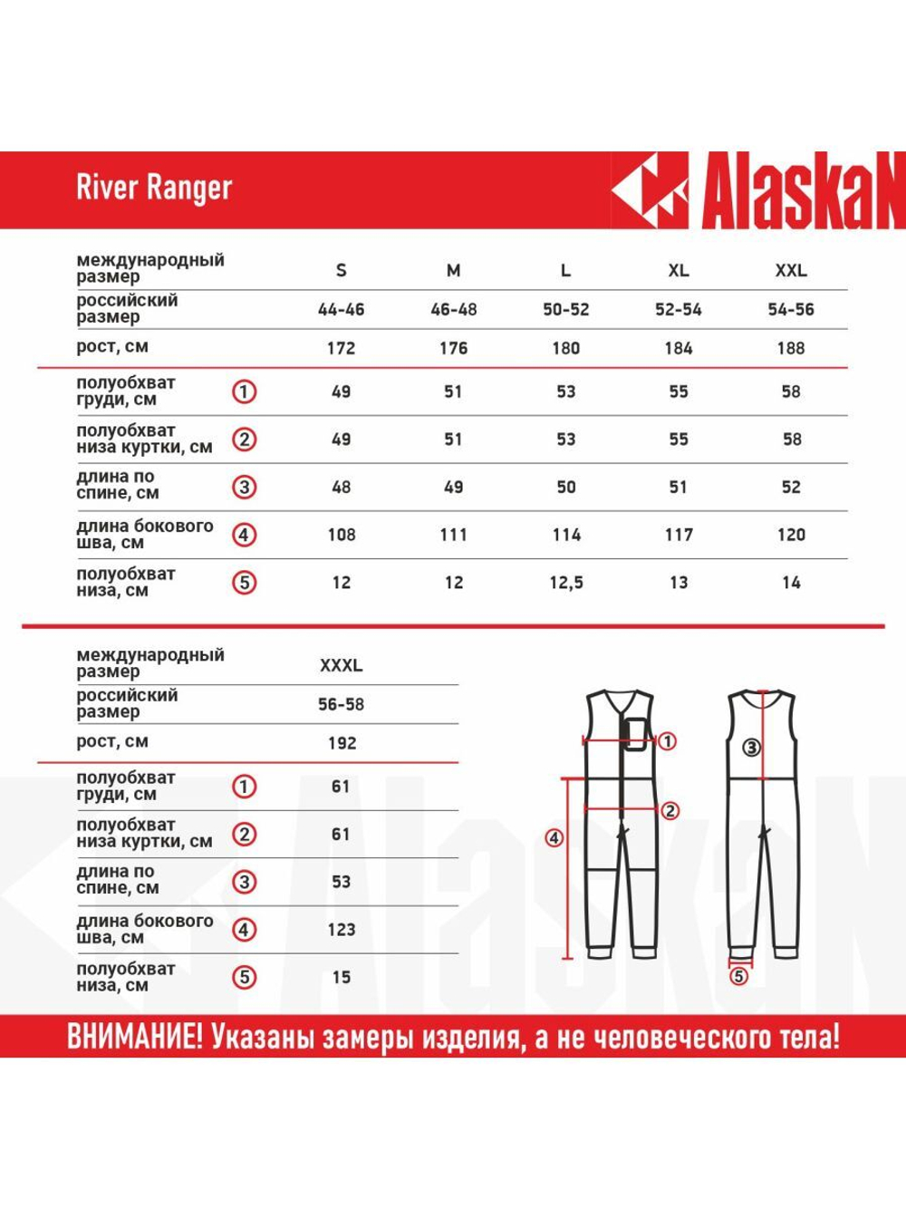 Флисовый комбинезон Alaskan River Ranger Bib черный р-р L