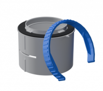 Фланец соединительный Flexag FL90-G, цвет серый