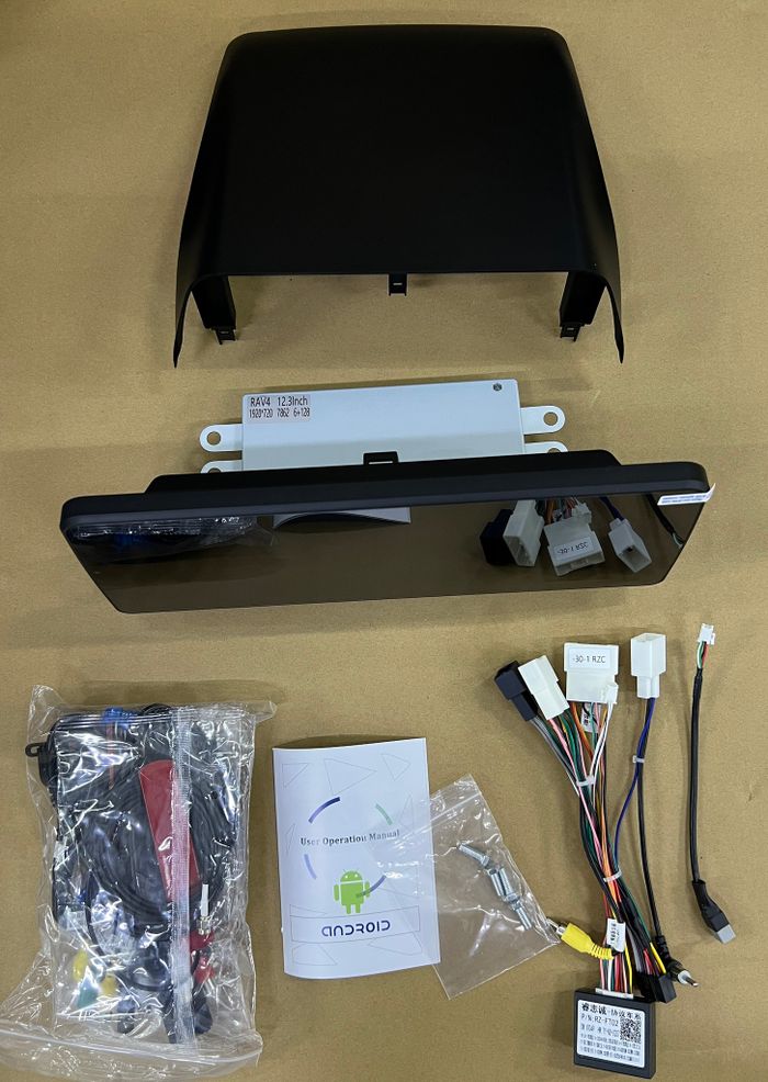 Магнитола для Toyota RAV4 2019-2022 - Kuberg HP-T1201 монитор 12.3", Android 12, Быстрая, CarPlay, 4G SIM-слот