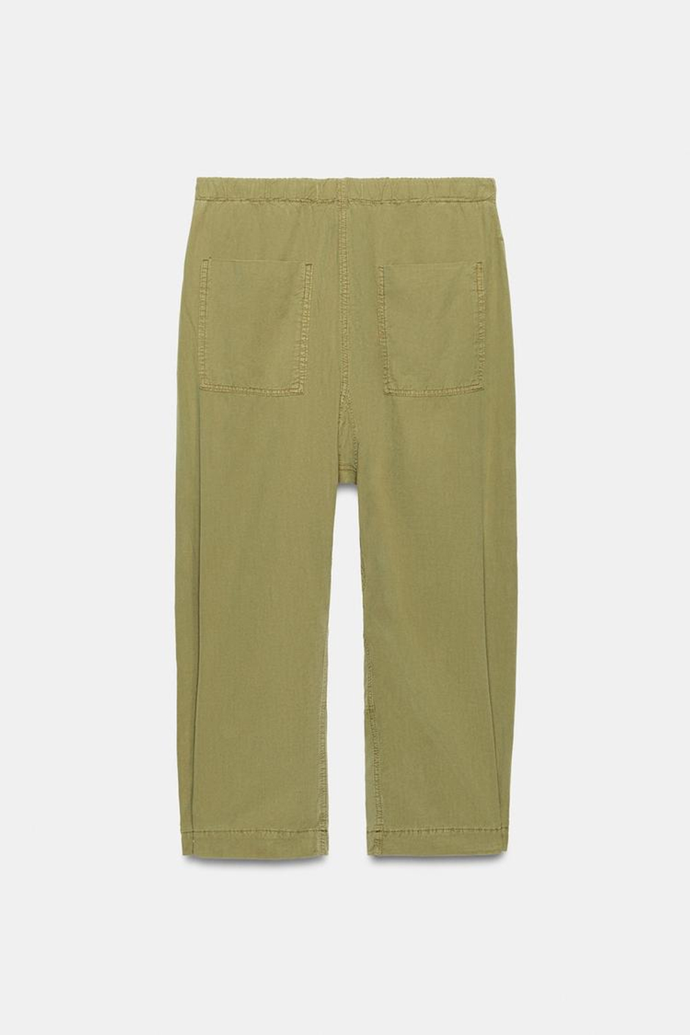 ZARA БРЮКИ-ДЖОГГЕРЫ — ZW COLLECTION, ХАКИ