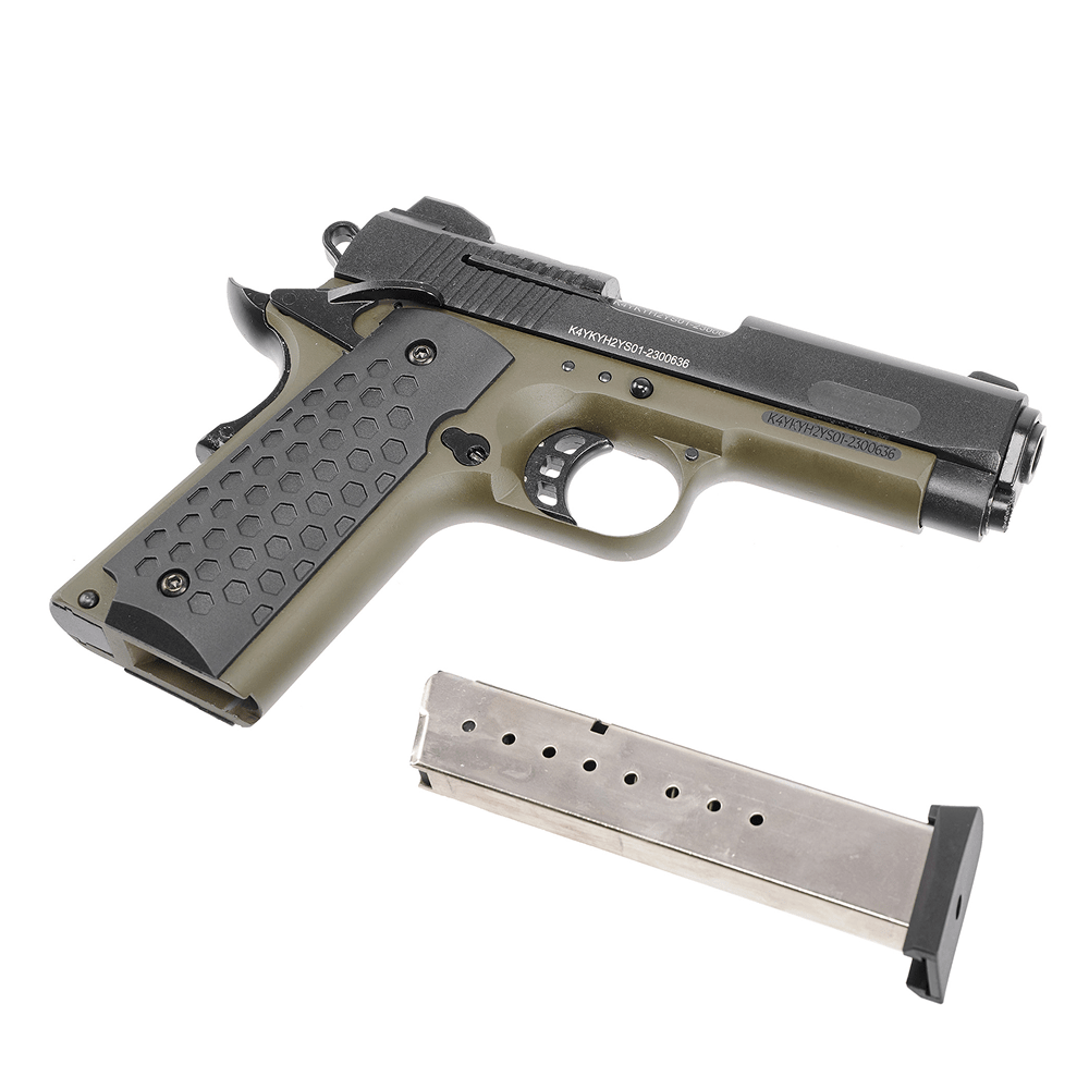 Пистолет сигнальный К 1911 KURS, compact, калибр 5,5 мм, под патрон 10ТК, хаки