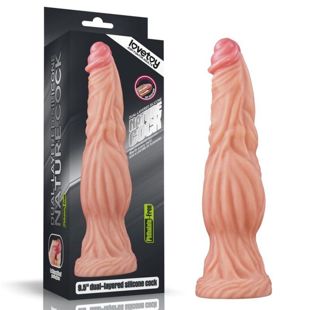 Член Оборотня "9.5 Silicone Nature Cock" (телесный)