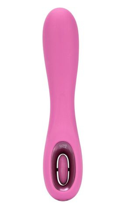 Розовый перезаряжаемый вибромассажер Tundra Rose 6x - 17,8 см. (Цвет: розовый)