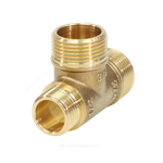 Тройник латунь переходной Ду 15х20х20 (1/2"х3/4"х3/4") НР/НР/НР VALFEX VF.131.L.034