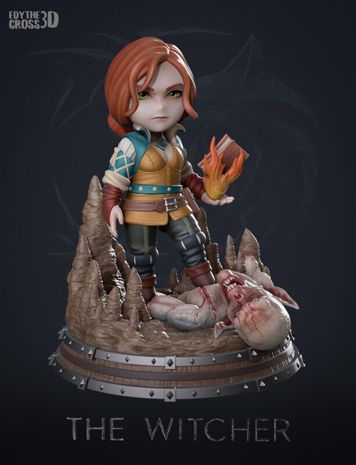 Witcher Triss Трисс Меригольд Ведьмак Chibi Funko POP Коллекционная Фигурка Аниме