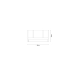 Изголовье 180x200 велюр ENZA HOME NETHA EH22235
