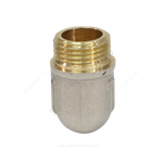 Угольник латунь никель реборда Ду 20 (3/4") ВР/НР 9006 ГОСТ 32585-2013 Aquasfera 9006-02