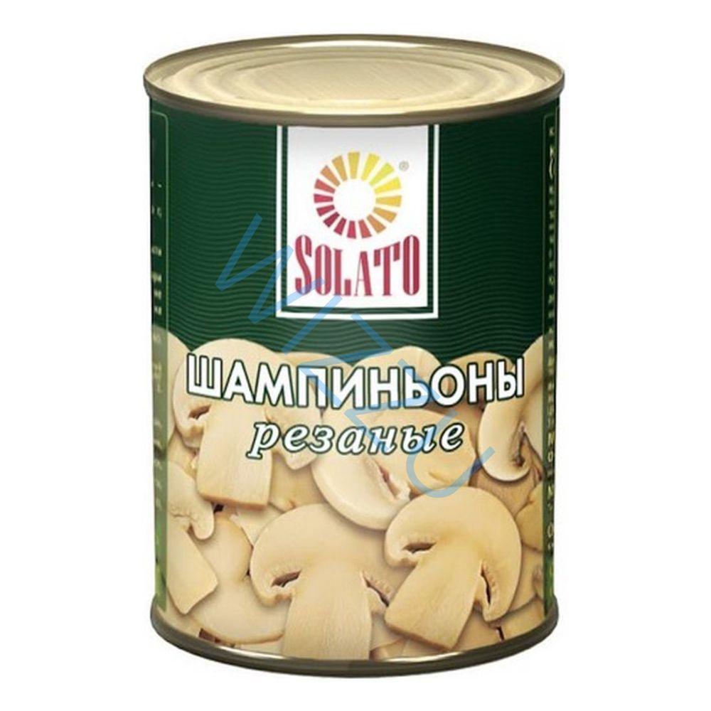 Шампиньоны резаные 425г SOLATO