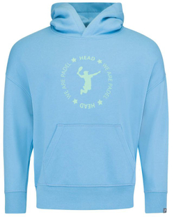 Мужская теннисная толстовка Head Padel Hoodie - electric blue