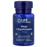 Life Extension, Mega L-эрготионеин, 30 вегетарианских капсул