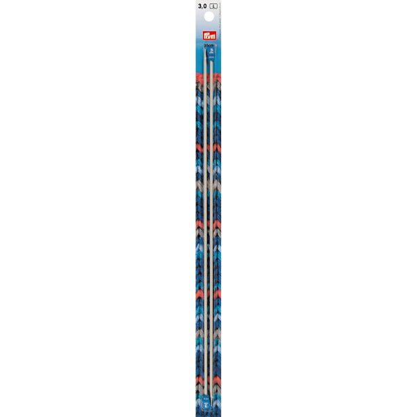 Спицы прямые, Prym ⌀3,0 мм, 35 см