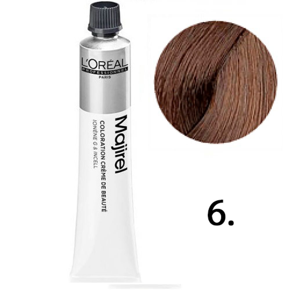L'Oreal Professionnel Majirel 6 тёмный блондин 50мл