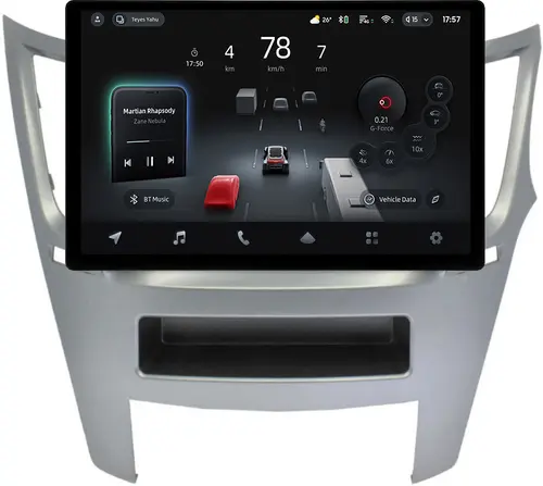 Магнитола для Subaru Legacy 5, Outback 4 2009-2014 (правый руль) - Teyes CC4-PRO монитор 13" 2K QLED на Android 13, Быстрейшая, Snapdragon 778G, ИИ, CarPlay, DSP, 4G SIM-слот