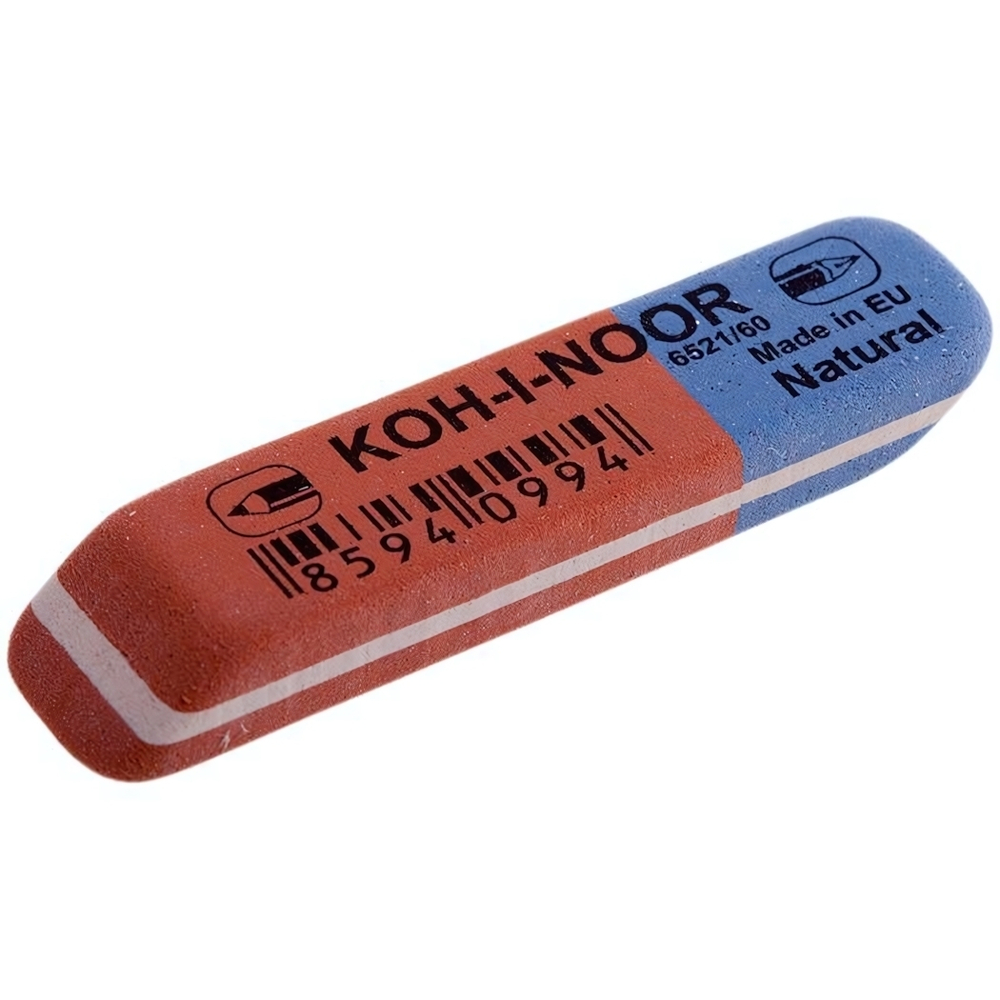 Ластик "Blue Star" 60, комбинированный, каучук, 52*14*8мм(KOH-I-NOOR )