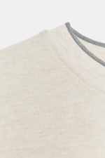 МЯГКАЯ ТОЛСТОВКА С КОНТРАСТНОЙ ПОЛОСКОЙ — ZARA