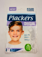 Зубная нить на рукоятке Plackers Kids детская, в упаковке 24 шт. (Швеция)