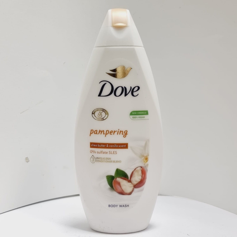 Dove Гель для душа Pampering с маслом ши и ванилью 225 мл (из Финляндии)