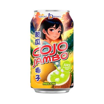 Напиток негазированный COJO Jambo со вкусом дыни, кокосовое желе, 330 мл