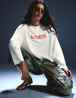 Женский лонгслив с принтом KATSEYE - BERSHKA