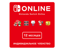 Nintendo Switch Online (Индивидуальное членство - 12 месяцев) (Цифровая версия) (PL)