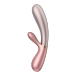 Нежно-розовый вибратор-кролик 19,3см Satisfyer Hot Lover