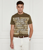 Футболка WORLD FAMOUS GUESS - хаки(M4YI40 J1314)