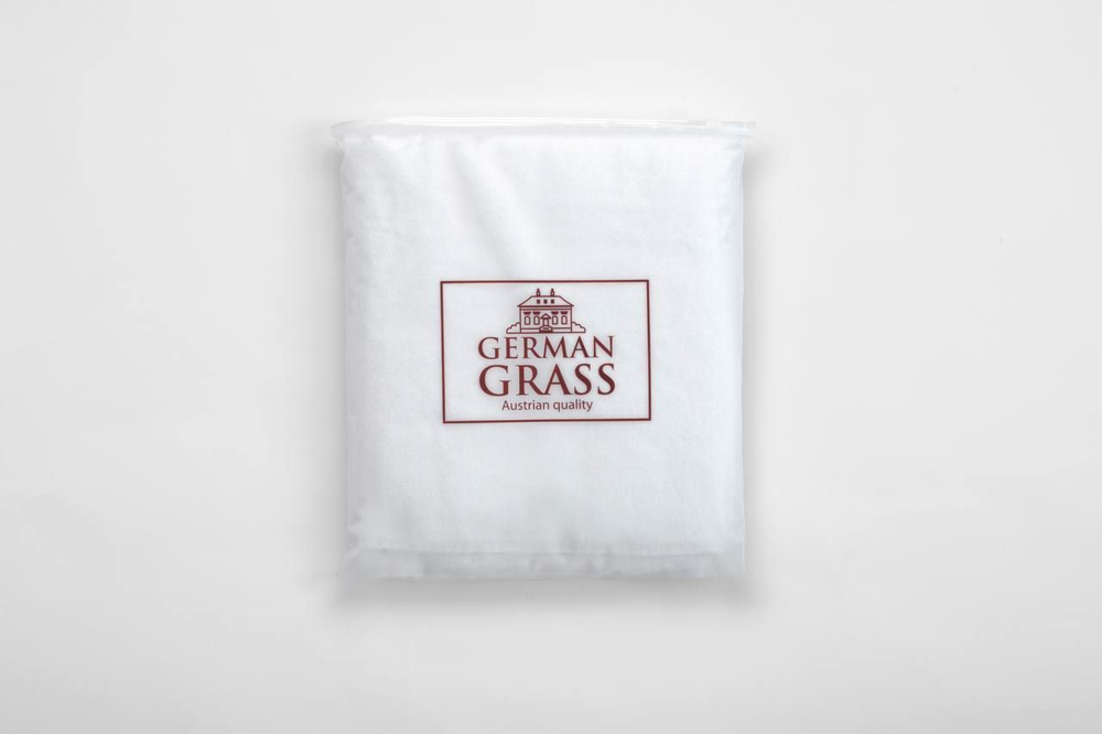 Полотенце махровое хлопковое белое German Grass Баланс Белый