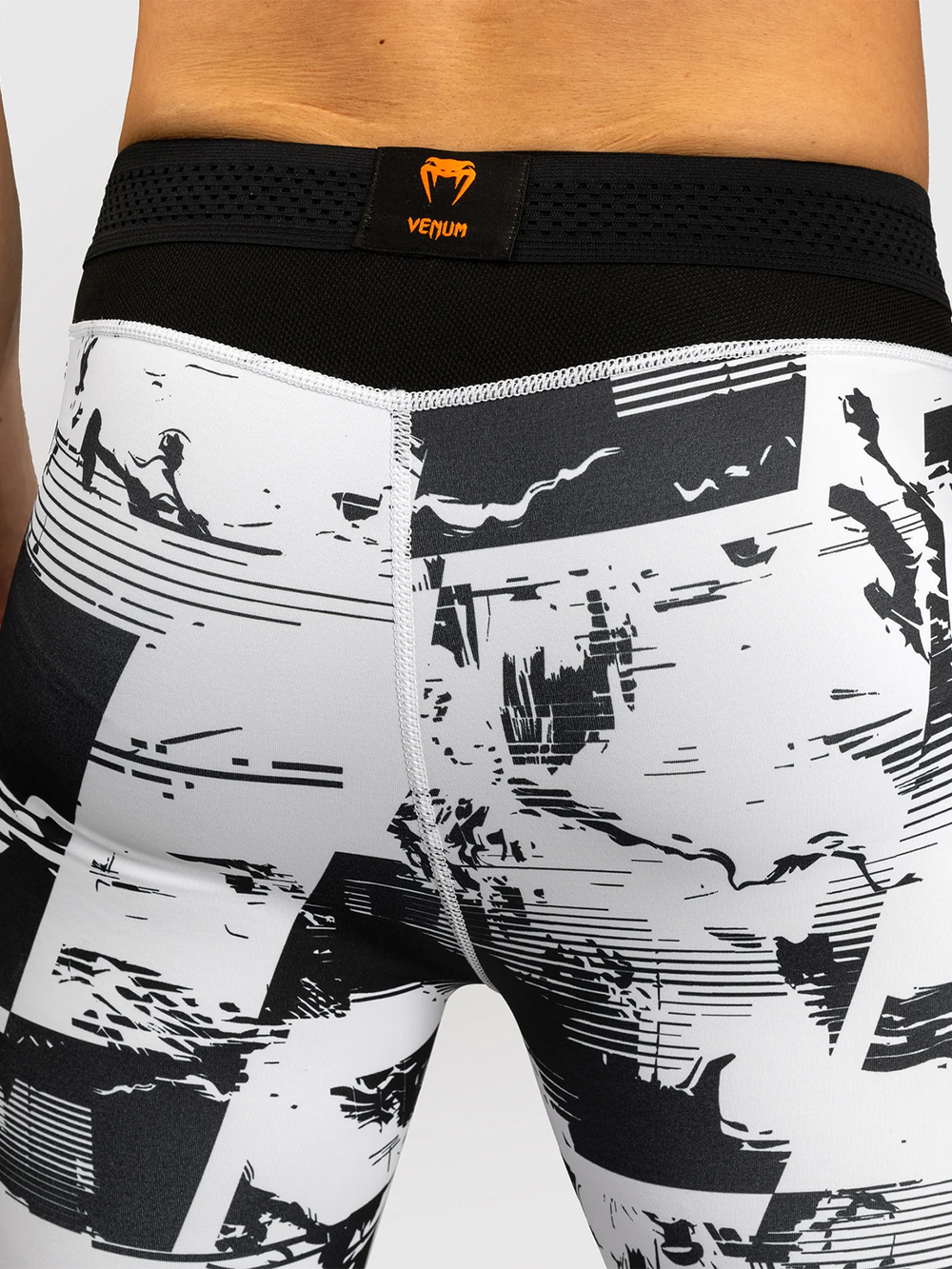 Тайтсы Venum UFC Zenith Fight Week Black/White/Orange