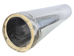 Прямой участок сэндвич Ø 150x200 1,0 м (нерж)