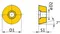 Поворотные режущие пластины Optimum ISO RNMM1003MO