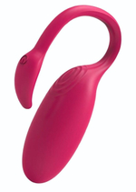 Розовый вагинальный стимулятор Flamingo (Цвет: розовый)