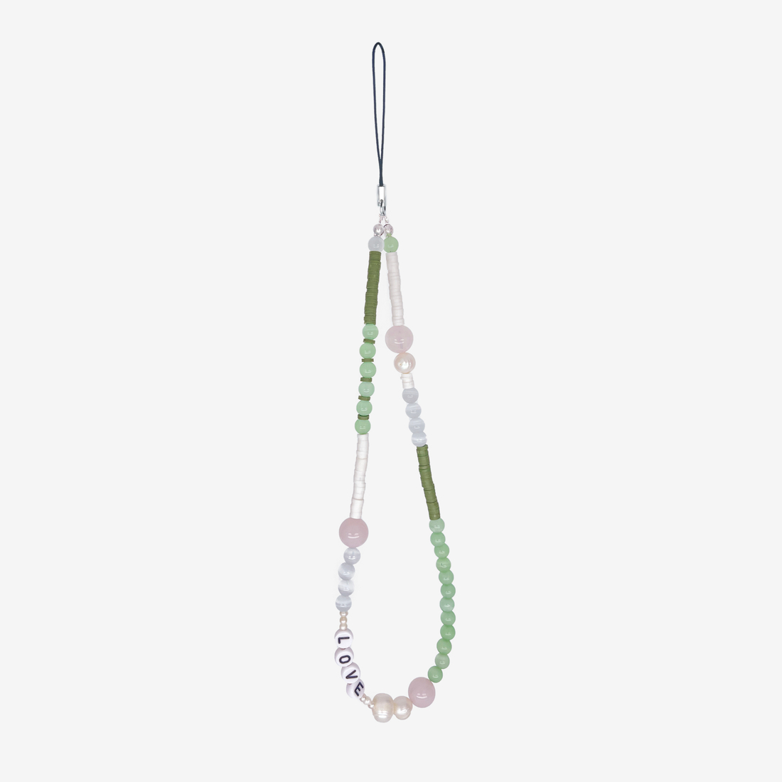 Green phone strap