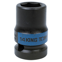 KING TONY (453514M) Головка торцевая ударная шестигранная 1/2", 14 мм