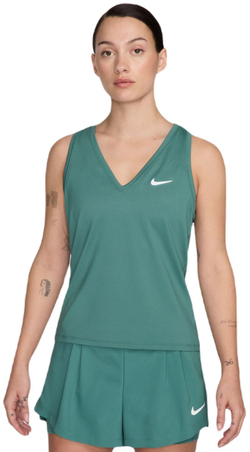 Женский топ теннисный Nike Court Dri-Fit Victory Tank - зеленый