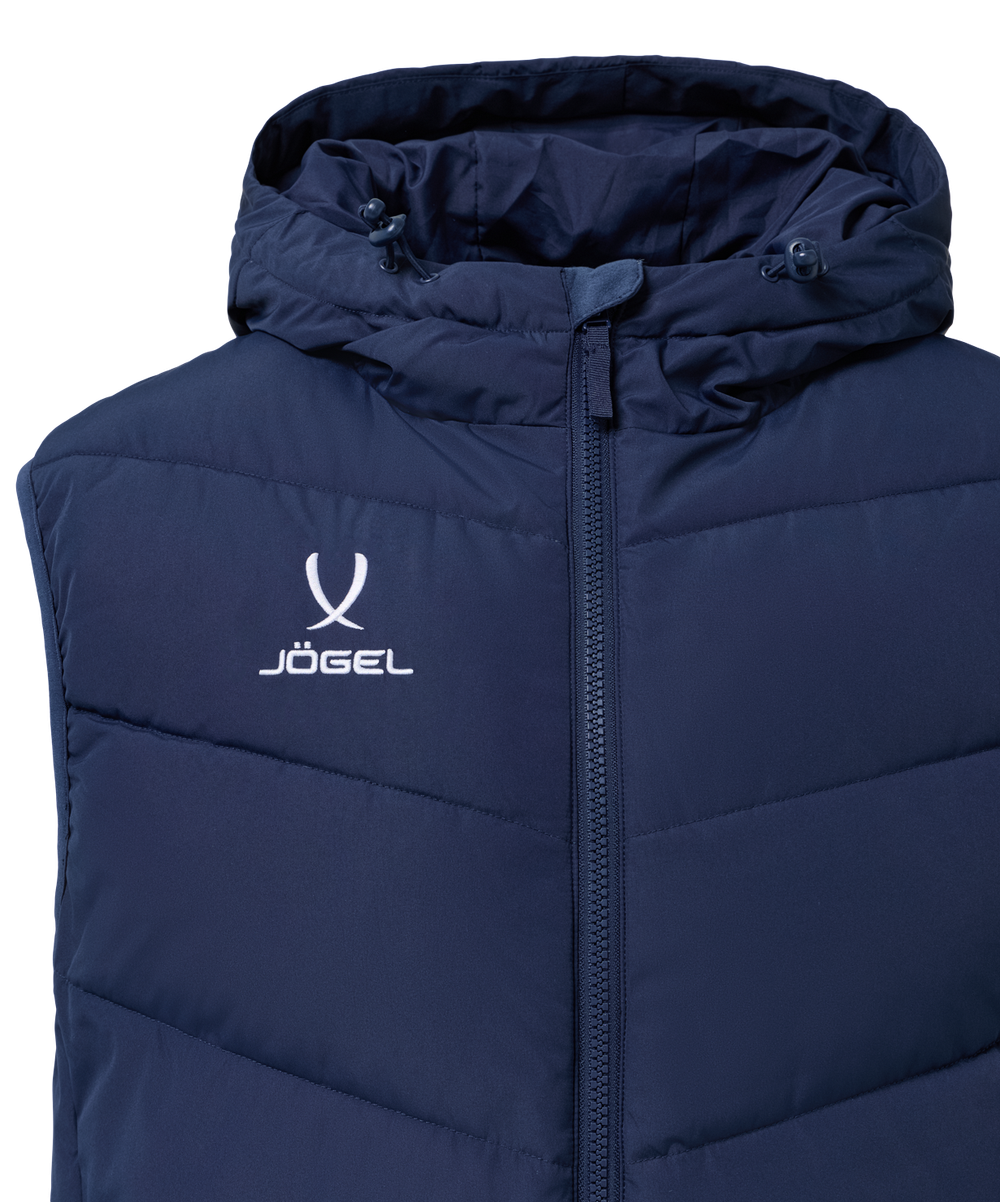 Жилет утепленный c капюшоном JÖGEL ESSENTIAL PerFormPROOF Padded Hooded Vest, темно-синий