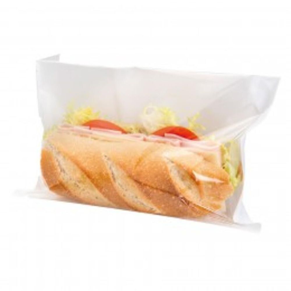 Пакет бумажный с окном для еды, 24*19/17 см, 500 шт/уп, Garcia de PouИспания
