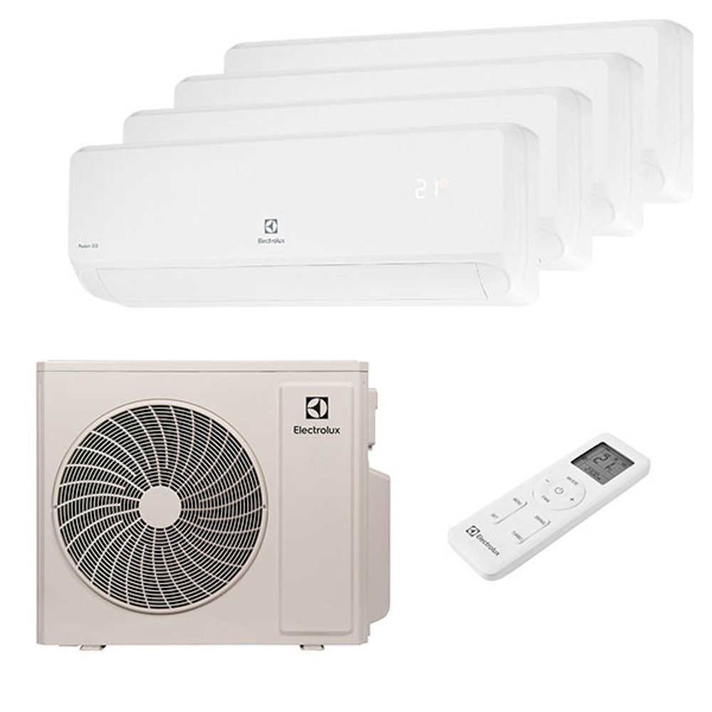 Мультисплит система на 4 комнаты Electrolux EACS/I-09 HMB FMI/N8_ERP/in_WF x 4 / EACO/I-36 FMI-4/N8_ERP