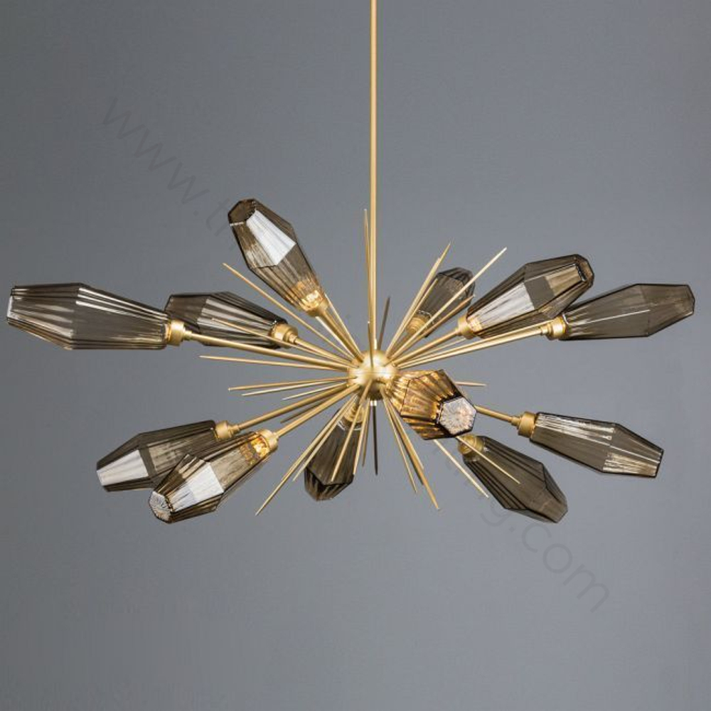 Ceiling design lamp Aalto Oval Starburst by Hammerton Studio