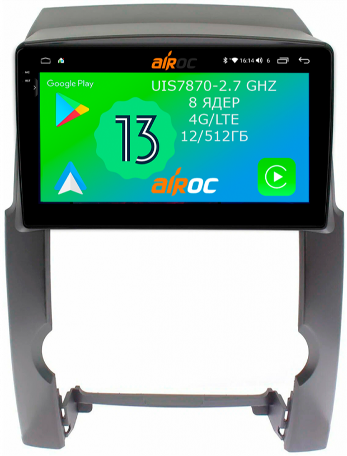 Магнитола для KIA Sorento XM 2009-2012 - Airoc 2K AU-2302 на Android 13, Быстрейшая, SIM-слот