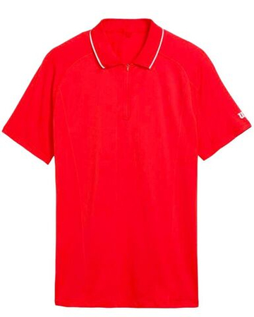 Мужское теннисное поло Wilson Team Seamless Polo 2.0 - красный