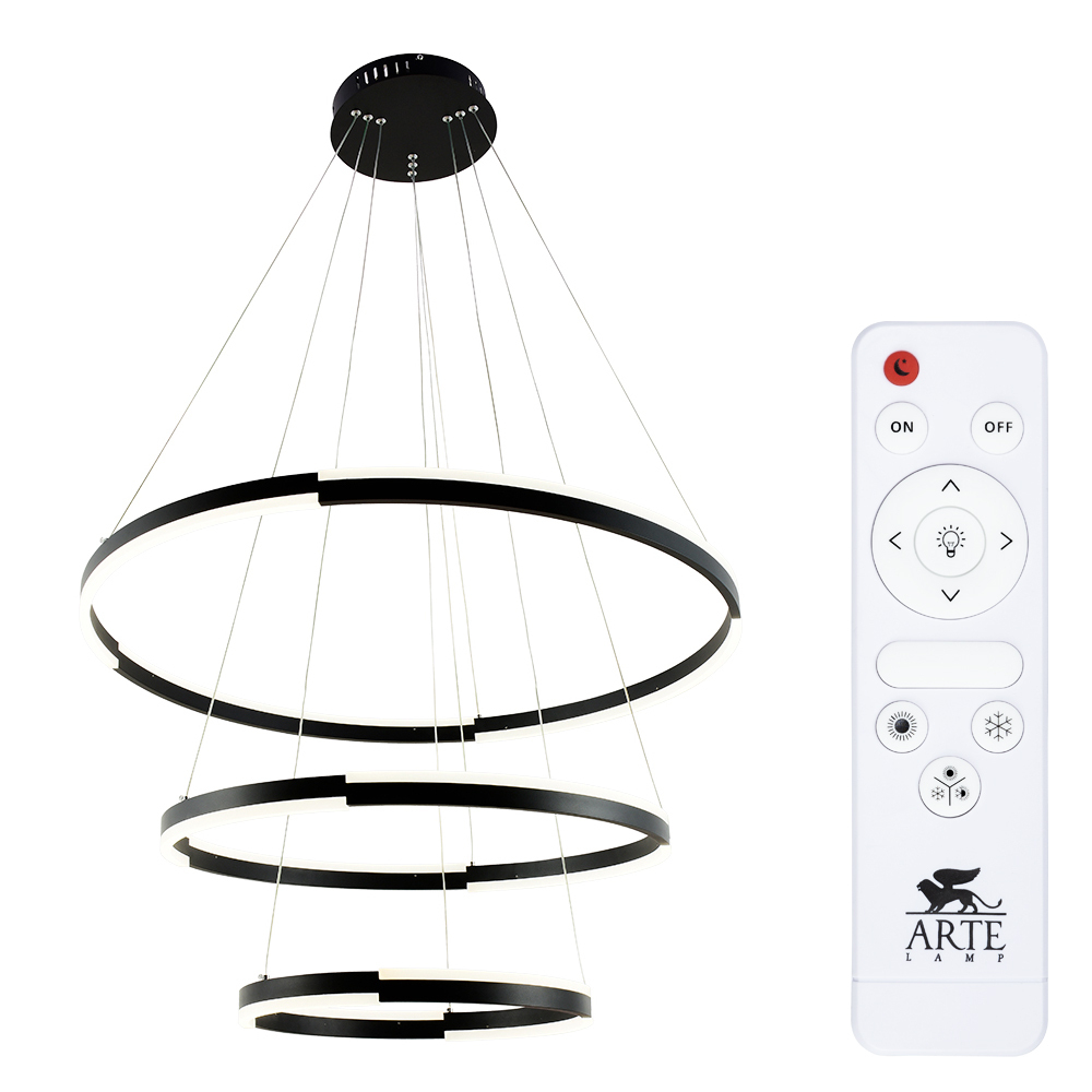 Люстра Arte Lamp Alfie A2180SP-60BK