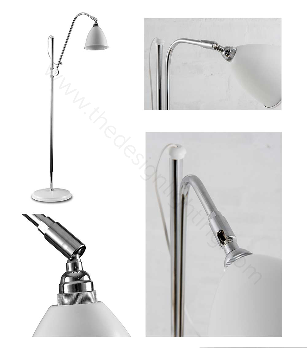 Floor design lamp  Bestlite BL1 by Gubi (White)