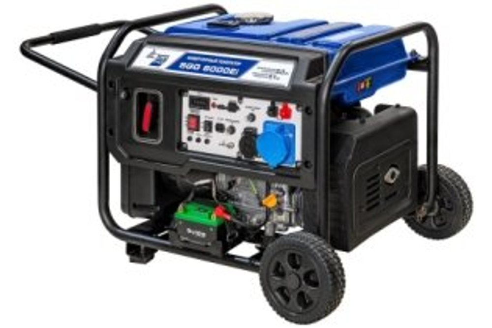 Бензиновый генератор ТСС SGG 6000EI, 6 кВт, 230 В, электростартер, инверторный, 060059