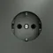 Розетка с заземлением Voltum S70 Титан VLS040106