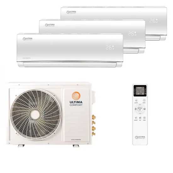 Мультисплит система на 3 комнаты Ultima Comfort UC-ECM09PN x 3 / UC-3FMA24-OUT
